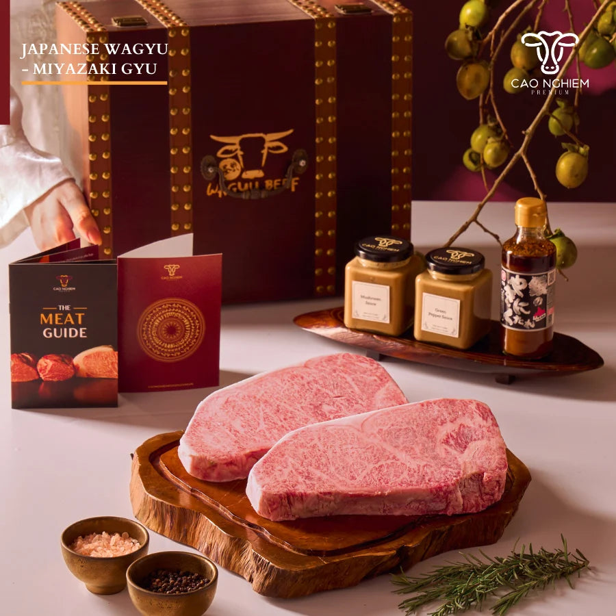 MIYA Geschenkbox 1 – Premium Japanisches Miyazaki Wagyu A5